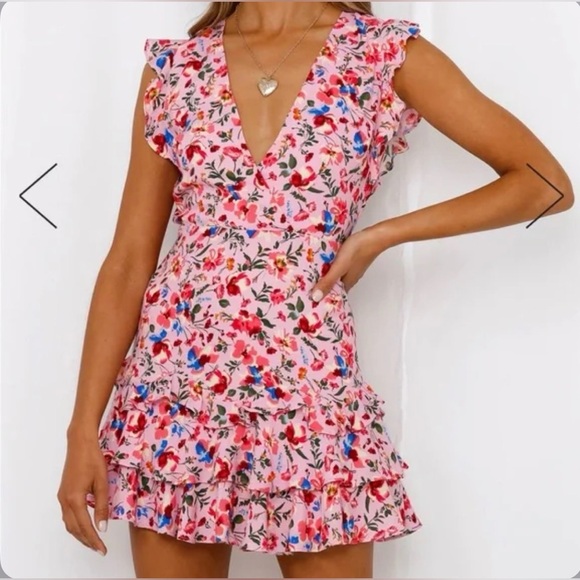 Hello Molly Dresses & Skirts - Hello Molly Far From Finished Dress Pink